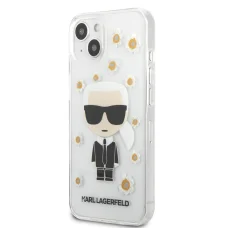 iPhone 13 mini Karl Lagerfeld Ikonik Flower tok átlátszó (KLHCP13SHFLT)