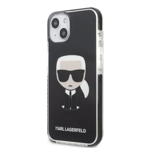 iPhone 13 Karl Lagerfeld TPE Body Ikonik tok fekete (KLHCP13MTPEIKK) - 1