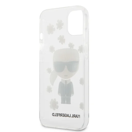 iPhone 13 Karl Lagerfeld Ikonik Flower tok átlátszó (KLHCP13MHFLT) - 4