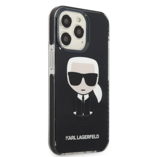 iPhone 13 Pro Karl Lagerfeld TPE Body Ikonik tok fekete (KLHCP13LTPEIKK) - 5