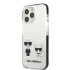 iPhone 13 Pro Karl Lagerfeld TPE Karl and Choupette tok fehér (KLHCP13LTPEKCW) thumbnail