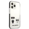 iPhone 13 Pro Karl Lagerfeld TPE Karl and Choupette tok fehér (KLHCP13LTPEKCW) thumbnail