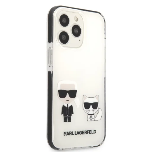 iPhone 13 Pro Karl Lagerfeld TPE Karl and Choupette tok fehér (KLHCP13LTPEKCW) - 6