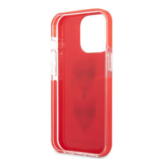 iPhone 13 Pro Karl Lagerfeld TPE Karl and Choupette tok piros (KLHCP13LTPE2TR) - 2