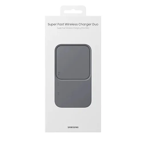 Samsung EP-P5400TBE Duo Pad vezeték nélküli Qi töltőállomás + adapter fekete - 1