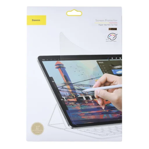 iPad Pro 11'' Baseus 0.15mm matt papír érzetű kijelzővédő fólia (SGAPIPD-BZK02) - 3
