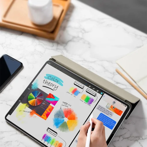 iPad Pro 11'' Baseus 0.15mm matt papír érzetű kijelzővédő fólia (SGAPIPD-BZK02) - 10
