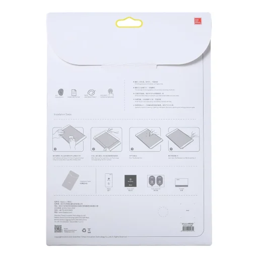 iPad Pro 11'' Baseus 0.15mm matt papír érzetű kijelzővédő fólia (SGAPIPD-BZK02) - 2