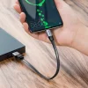 Baseus Simple HW Gyorstöltésre alkalmas adatkábel USB - USB Type-C 5A 40W 23cm arany (CATMBJ-BV3) thumbnail