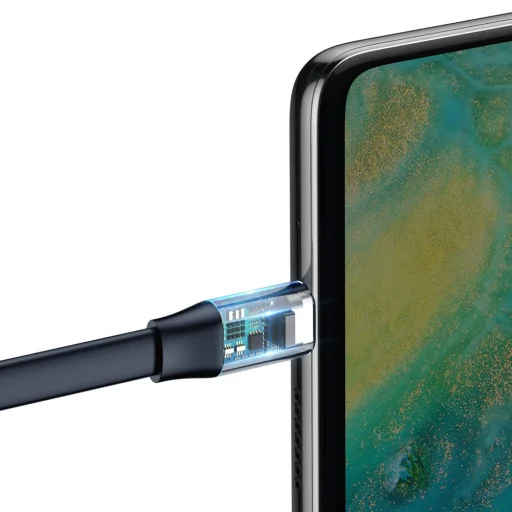 Baseus Simple HW Gyorstöltésre alkalmas adatkábel USB - USB Type-C 5A 40W 23cm arany (CATMBJ-BV3) - 13