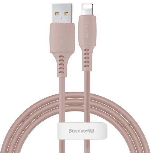 Baseus Colorful USB - Lightning kábel 2.4A 1.2m pink (CALDC-04) - 1