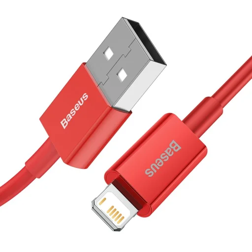 Baseus Superior USB - Lightning kábel 2.4A 1m piros (CALYS-A09) - 2