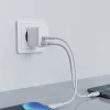 Acefast A5 fali töltő USB Type C / USB 32W PPS PD QC 3.0 AFC FCP fehér thumbnail