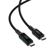 Acefast C6-03 kábel USB Type C - USB Type C 2m 100W (20V / 5A) fekete