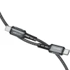 Acefast C1-03 USB Type C - USB Type C kábel 1.2m 60W (20V / 3A) szürke thumbnail
