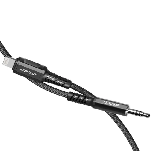 Acefast C1-06 MFI Lightning - 3.5mm mini jack audiokábel 1.2m AUX fekete - 2