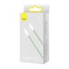 Baseus Dynmic Gyorstöltésre alkalmas USB Type-C - Lightning kábel PD 20W 1m zöld (CALD000006) thumbnail