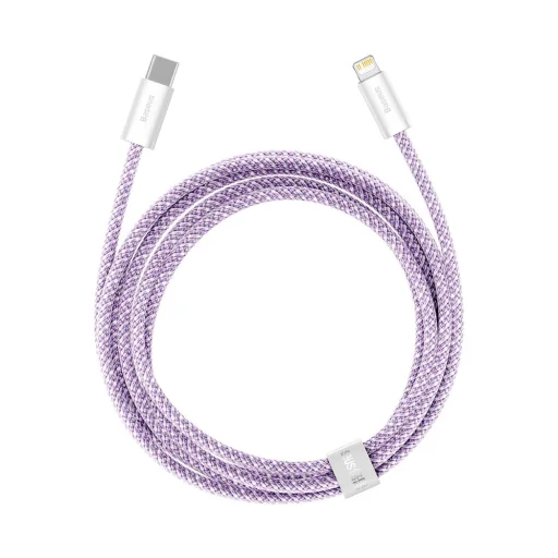 Baseus Dynmic Gyorstöltésre alkalmas USB Type-C - Lightning kábel PD 20W 2m lila (CALD000105) - 3