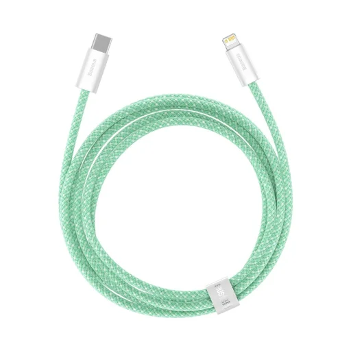 Baseus Dynmic Gyorstöltésre alkalmas USB Type-C - Lightning kábel PD 20W 2m zöld (CALD000106) - 2