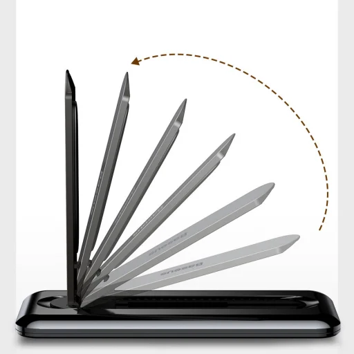 Baseus Hátlapi öntapadós telefon támasztó, tartó fekete (LUXZ000001) - 12