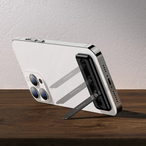 Baseus Hátlapi öntapadós telefon támasztó, tartó fekete (LUXZ000001) - 17