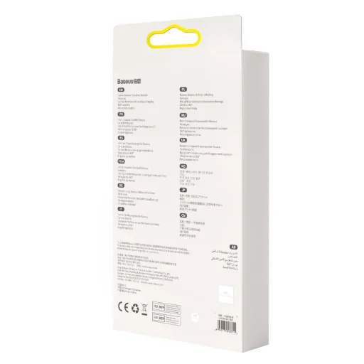 Baseus Hátlapi öntapadós telefon támasztó, tartó fekete (LUXZ000001) - 8