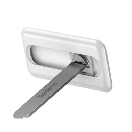 Baseus Hátlapi öntapadós telefon támasztó, tartó fehér (LUXZ000002) - 4