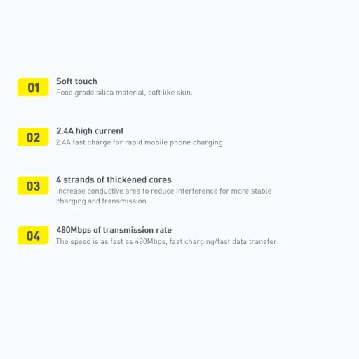 Baseus Jelly USB - Lightning kábel 2.4A 1.2m pink (CAGD000004) - 6