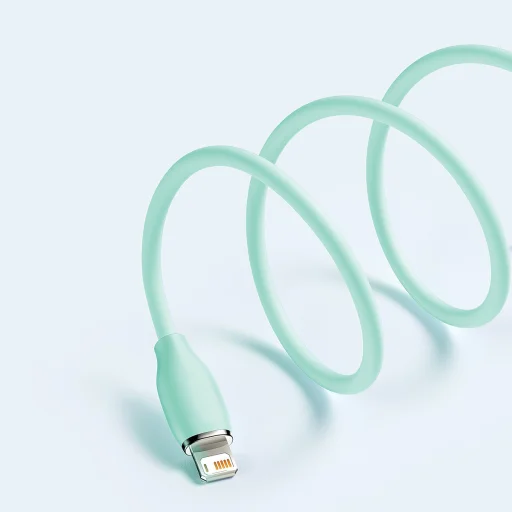 Baseus Jelly USB - Lightning kábel 2.4A 2m kék (CAGD000106) - 5