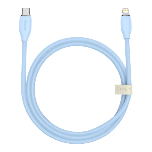 Baseus Jelly USB Type-C - Lightning kábel 20W 1.2m kék (CAGD020003) - 1