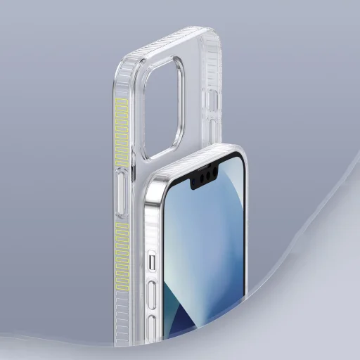 iPhone 13 Baseus Magnetic MagSafe kompatibilis tok támasztékkal átlátszó (ARCX000002) - 14