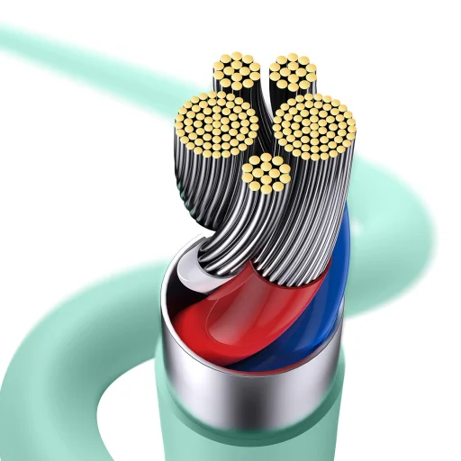 Baseus Jelly USB Type-C - Lightning kábel 20W 2m zöld (CAGD020106) - 7