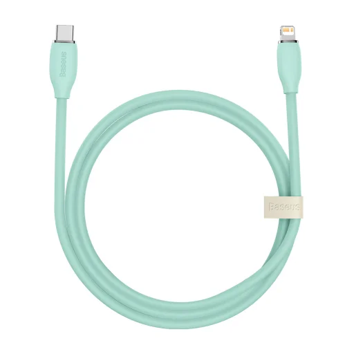 Baseus Jelly USB Type-C - Lightning kábel 20W 1.2m zöld (CAGD020006) - 1
