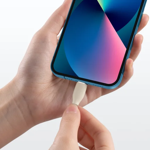 Baseus Jelly USB Type-C - Lightning kábel 20W 1.2m pink (CAGD020004) - 5