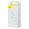 Baseus Jelly USB Type-C - Lightning kábel 20W 2m kék (CAGD020103) thumbnail