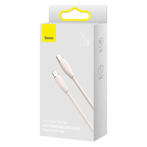 Baseus Jelly USB Type-C - Lightning kábel 20W 2m pink (CAGD020104) - 10