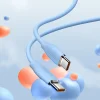 Baseus Jelly USB Type-C - USB Type-C kábel 100W 120cm  kék (CAGD030003) thumbnail