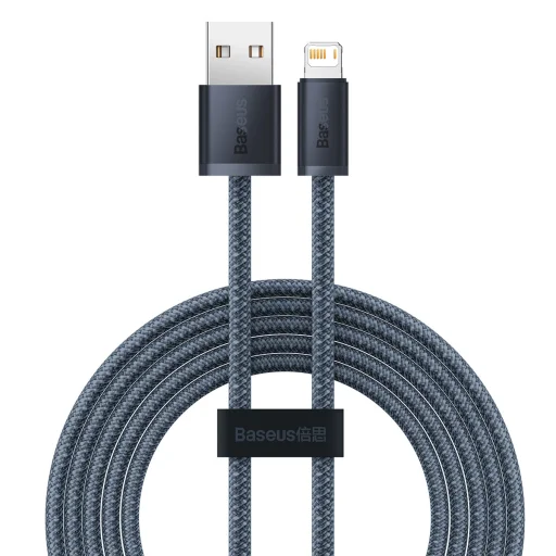 Baseus USB - Lightning kábel 2.4A 1m szürke (CALD000516) - 1