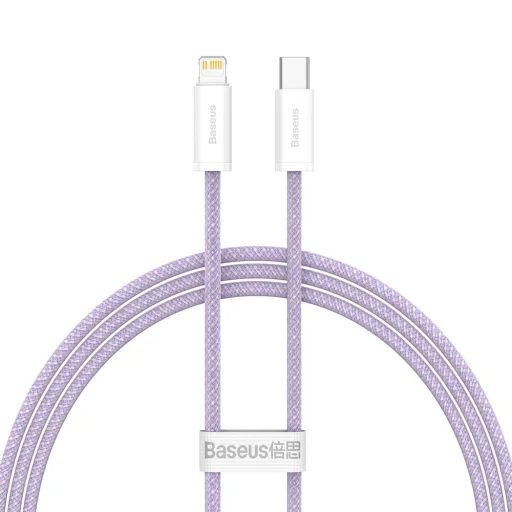 Baseus Jelly USB Type-C - Lightning kábel 20W 1.2m lila (CALD000005) - 1