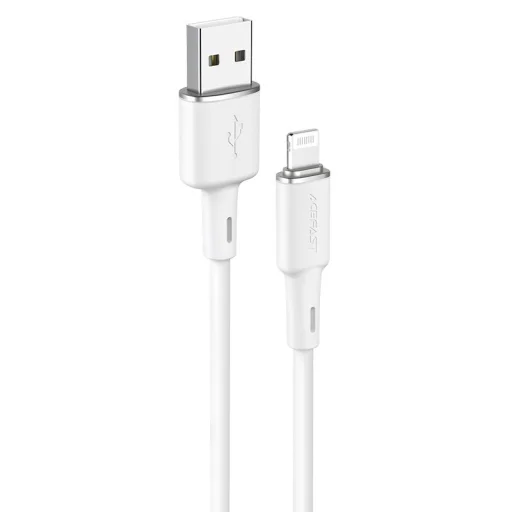 Acefast C2-02 MFI USB - Lightning kábel 1,2 m 2,4 A fehér - 1