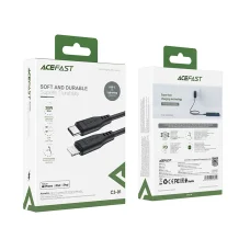 Acefast C3-01 MFI USB Type C - Lightning kábel 1,2m 30W 3A fekete