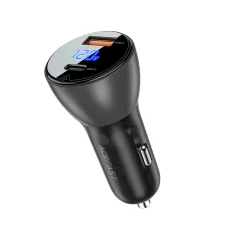 Acefast B6 autós töltő 63 W USB Type C / USB PD3.0 PPS QC3.0 AFC FCP SFCP fekete