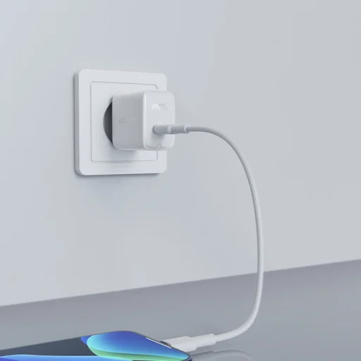 Acefast A1 gyorstöltő USB Type C 20W Power Delivery fehér - 5