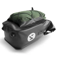 Wozinsky 2 az 1-ben vízálló kerékpártáska csomagtartóra rögzíthető 25l fekete (WBB24BK)