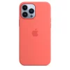 Apple iPhone 13 Pro Max mm2n3zm/a gyári Szilikon tok MagSafe pomelópink (Seasonal Fall 2021) thumbnail