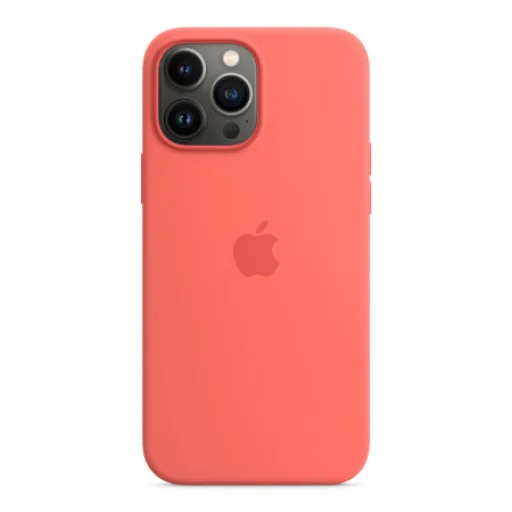 Apple iPhone 13 Pro Max mm2n3zm/a gyári Szilikon tok MagSafe pomelópink (Seasonal Fall 2021) - 1