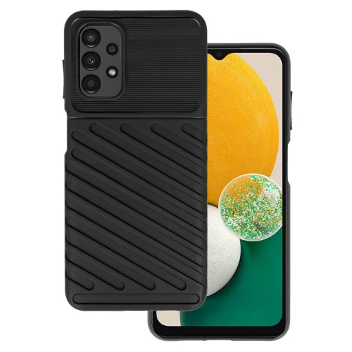 Samsung Galaxy A13 4G Thunder fokozott védelmet biztosító flexibilis TPU tok fekete - 1