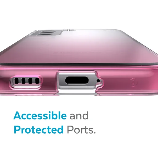 Samsung Galaxy S22 Speck Presidio Perfect Clear Ombre tok áttetsző/rózsaszín - 8