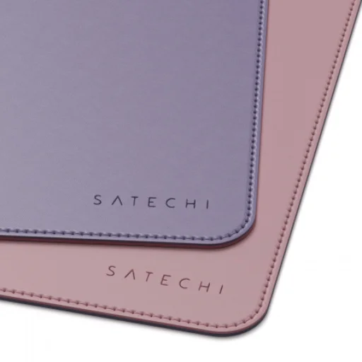 Satechi Eco Leather DeskMate bőr egérpad, rózsaszín - lila (ST-LDMPV) - 7