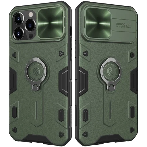 iPhone 13 Pro Max Nillkin CamShield Armor tok zöld - 1